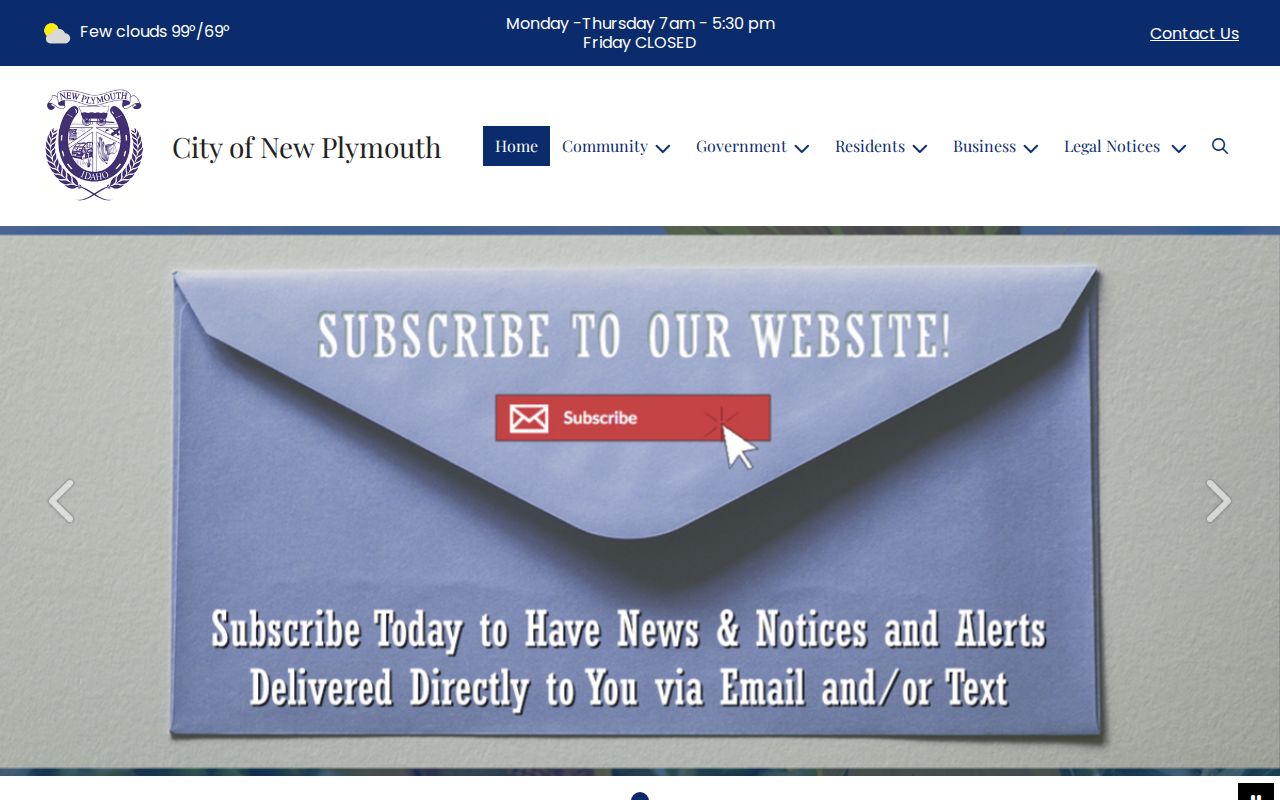 New Plymouth criminal records and current City Hall information